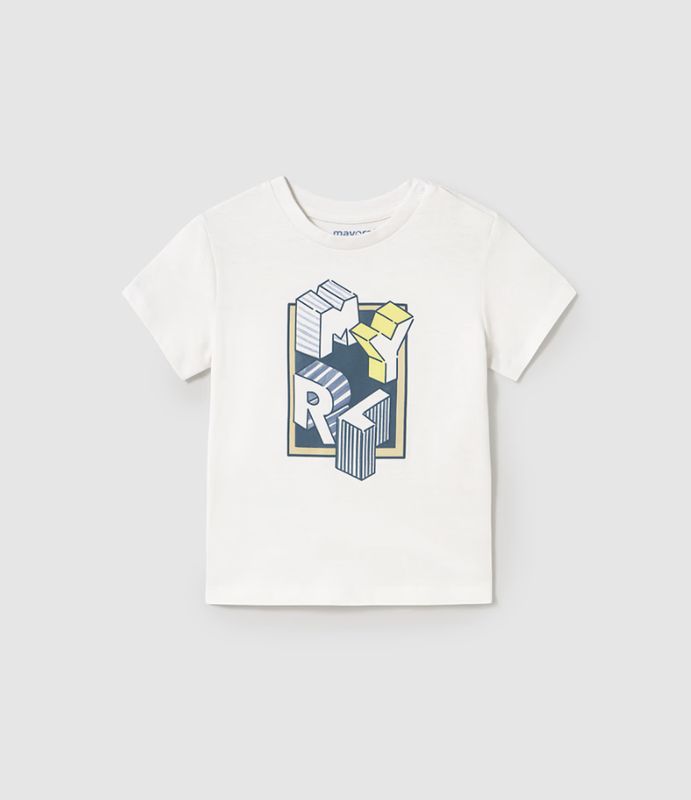 Baby Boy Lettering T-Shirt 106 - White