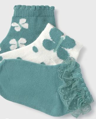 Baby 3 Pack Socks 10874 - Emerald