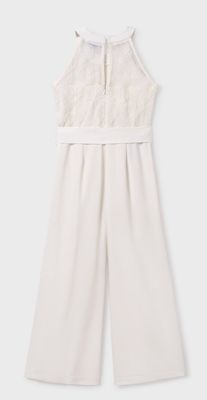 Girl Combined Jumpsuit 6864 - Ecru