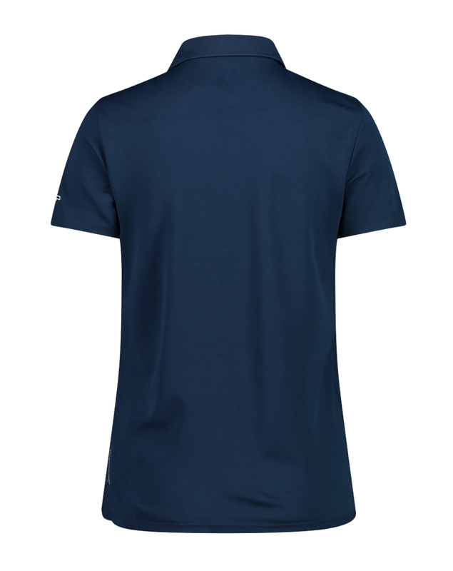 Women's Piquet Polo Shirt 3T59676 - Blue-Stone