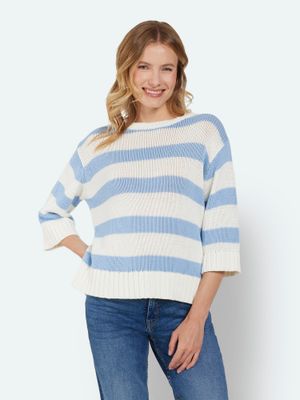 Coast Blue Striped Jumper 218721