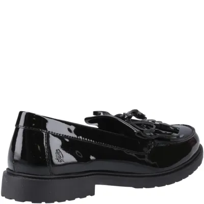 Verity Kiltie Loafer Black Patent Shoes