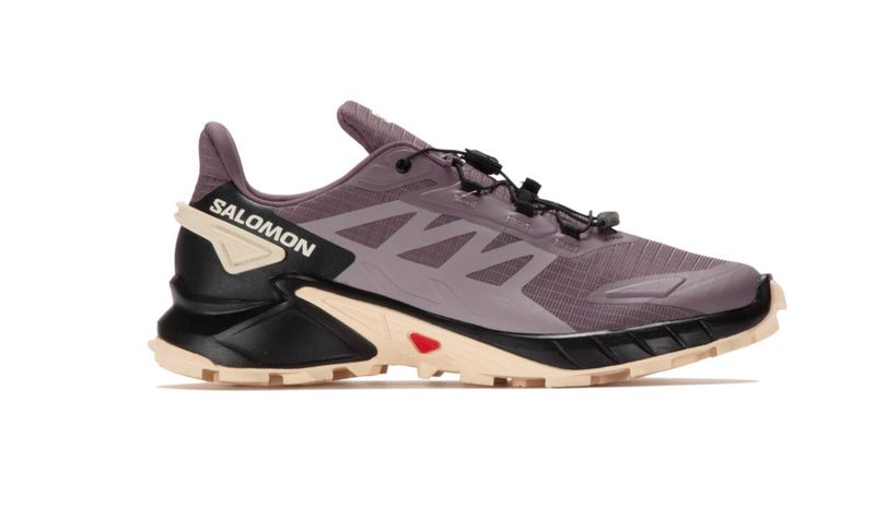 SUPERCROSS 4 Women's Trail Running Shoes - Moonscape / Black / Tender Peac