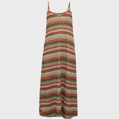Belis Strap Dress - Coral Missioni