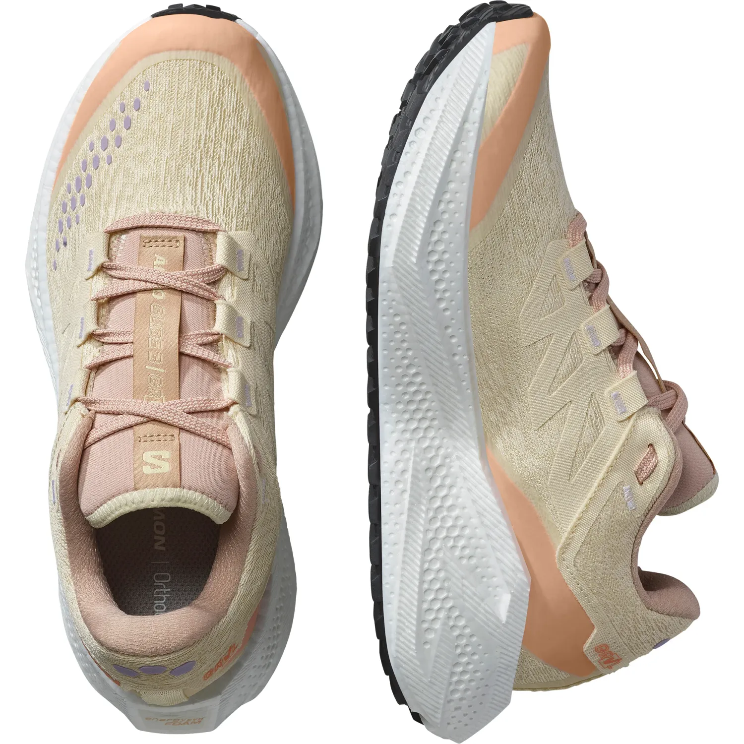 AERO GLIDE 3 GRVL Women's Gravel Running Shoes - Shortbread / White
