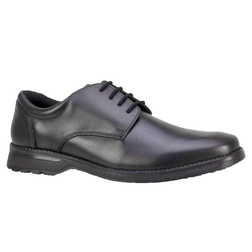 Clerk Tyson Black Leather Shoes - Senior, Size: 7