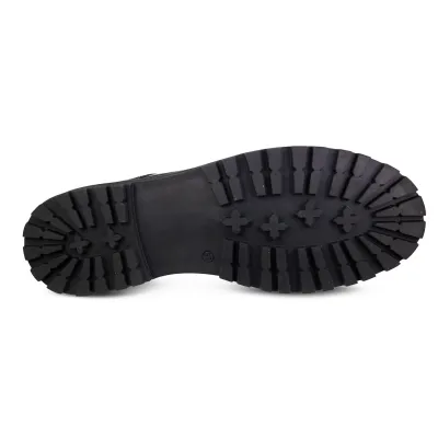 Bailey Black Patent Lace Up Shoes - Senior