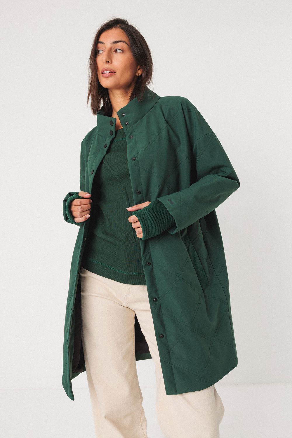 Brigita Coat - Dark Green, Size: 8, Style: WCT00029