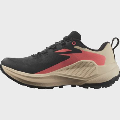 GENESIS GORE-TEX Women's Trail Running Shoes - Black/Tender Peach