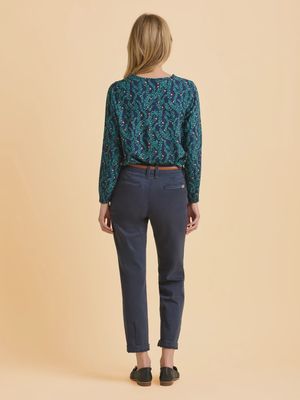 Navy Blake chino trousers - easy to wear, endlessly versatile, and perfect for those on-the-go days