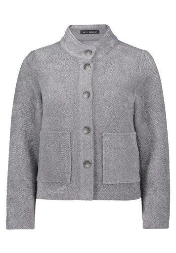 Blazer Jacket with Buttons in Grey