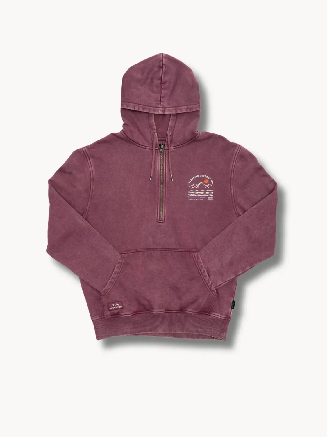 Dawn Zipper Hood - Berry, Size: XS