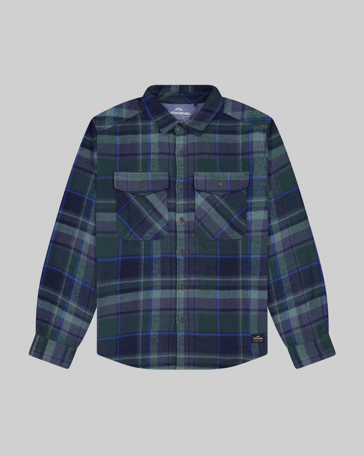 Men's Huntly Long Sleeve Shirt - Hut Plaid, Size: S, Style: KA1564