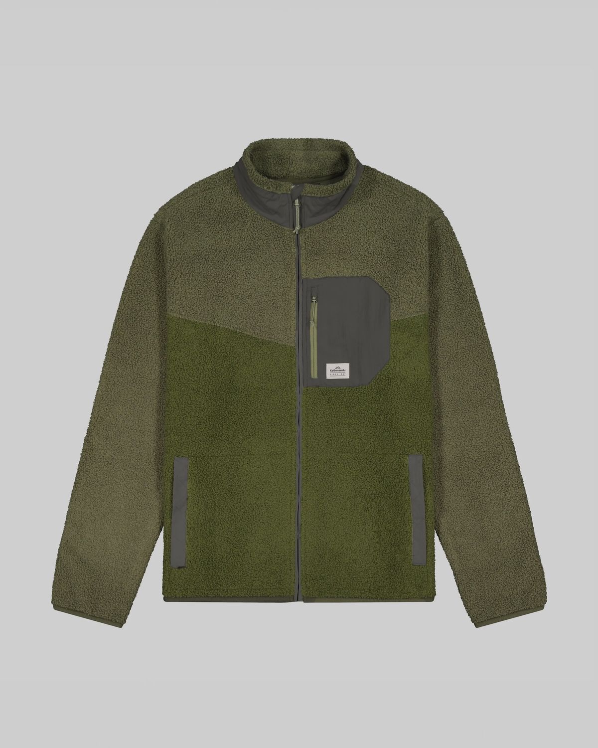Men's Co-Z High Pile Jacket - Light Moss, Size: S, Style: KB0922