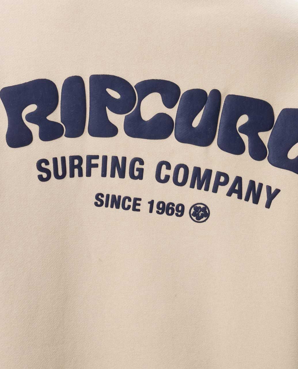 Surf Puff 1/4 Zip Fleece - Natural, Size: S, Style: 07WWFL