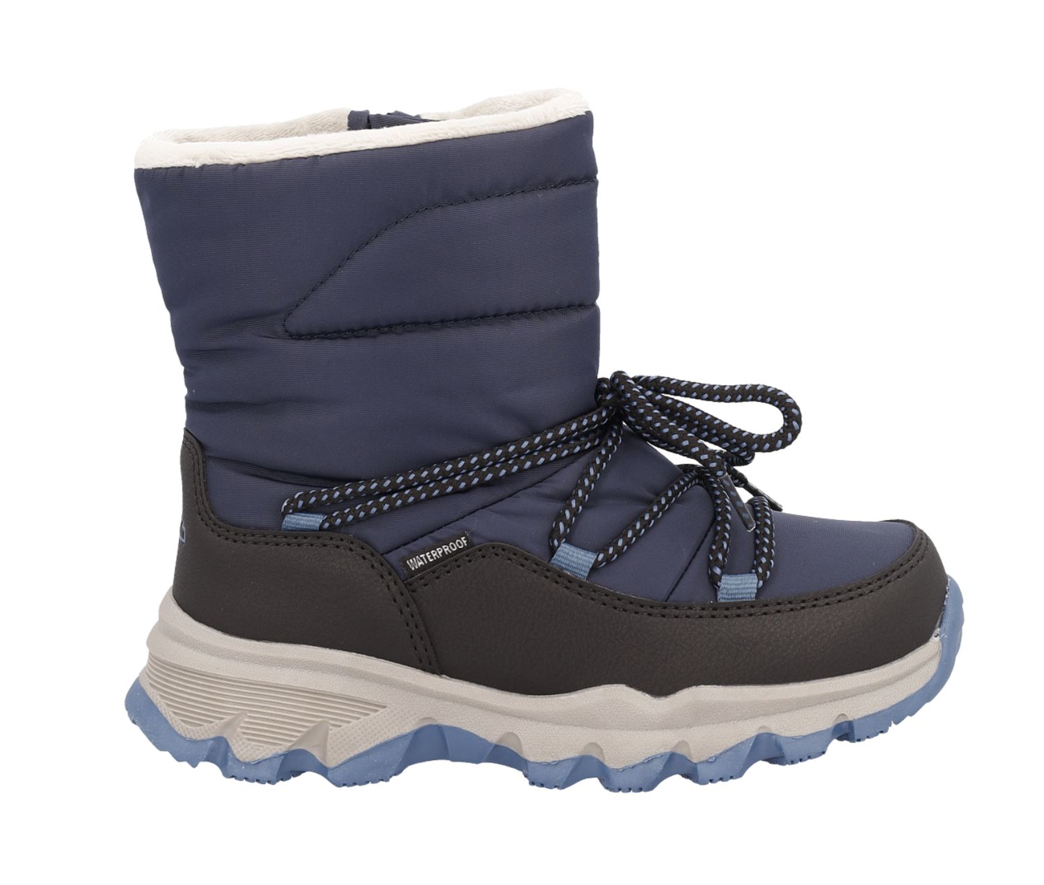 Kids Catay Snow Boots WP3Q74674 - Blue Black, Size: 28