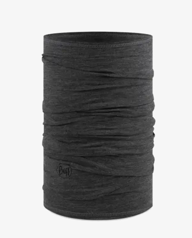 Merino Lightweight Neckwear Solid Grey 100202
