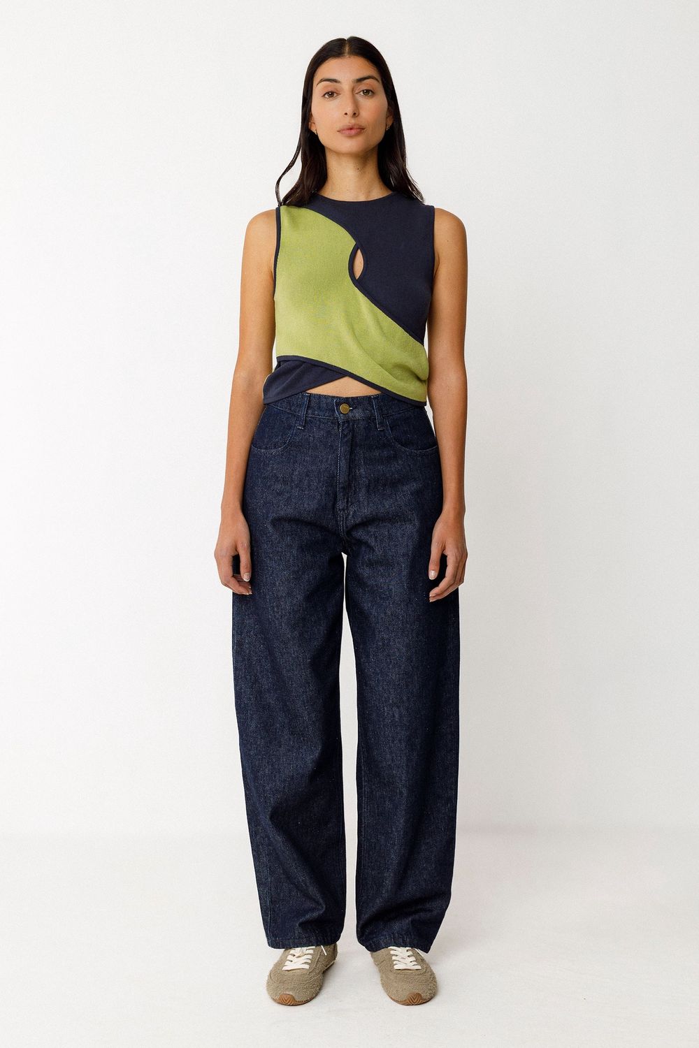 Miren Trouser - Deep Denim, Size: 8, Style: STR00636-0SD