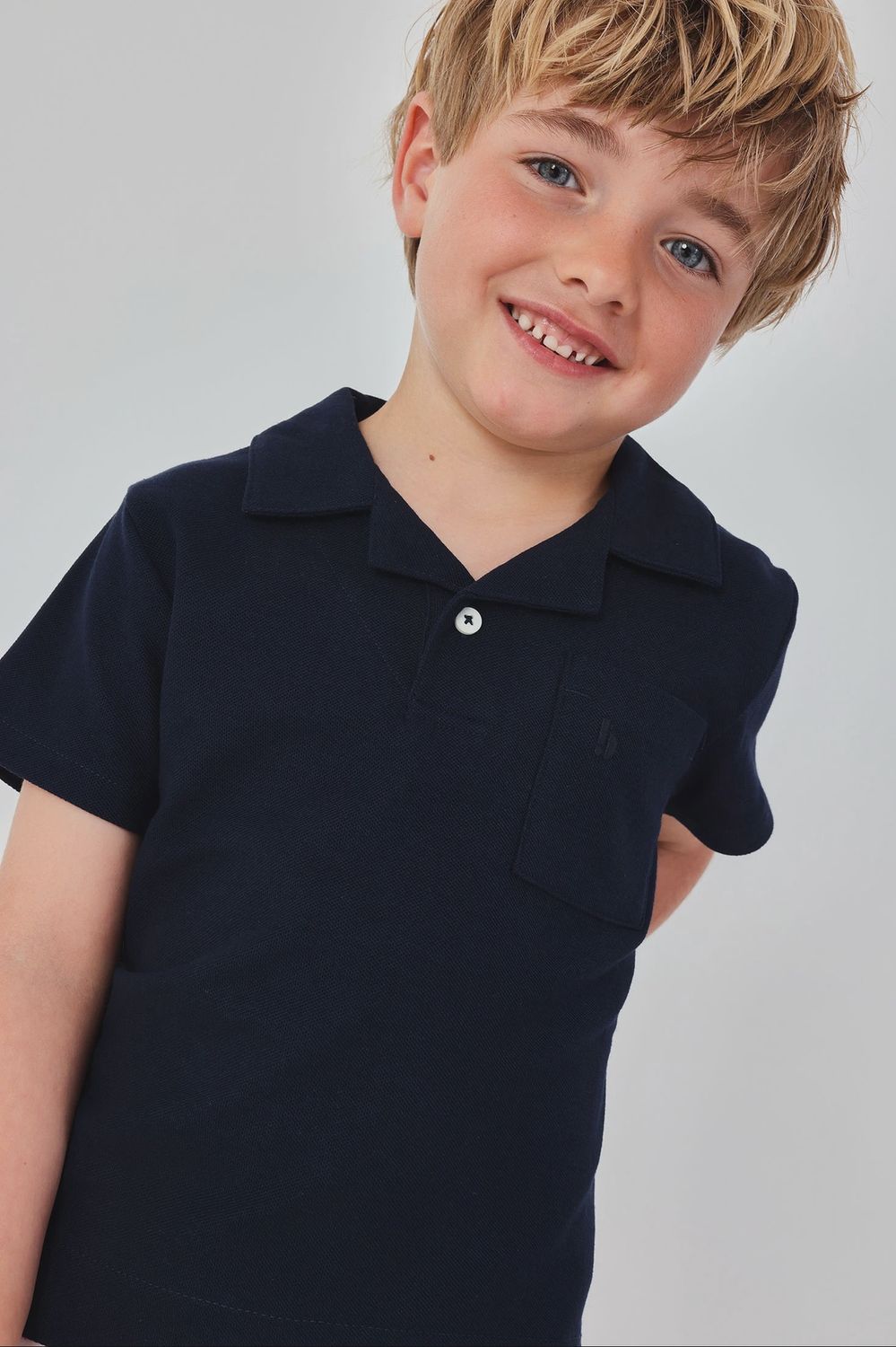 Boy's Navy Polo Shirt - 823069