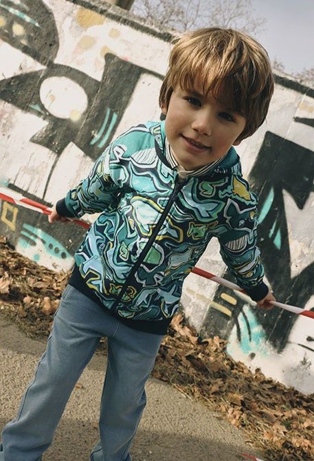 Boy's Navy Sea Life Zipped Hoodie - 543158
