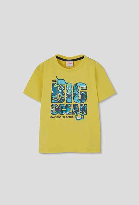 Boy's Yellow Big Ocean T-Shirt - 543068