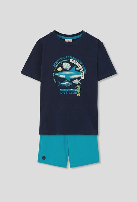 Boy's Sea Life T-Shirt &amp; Shorts Set - 543125
