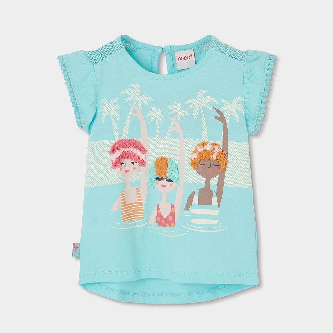 Girl's Aqua Swimmers Top - 333100