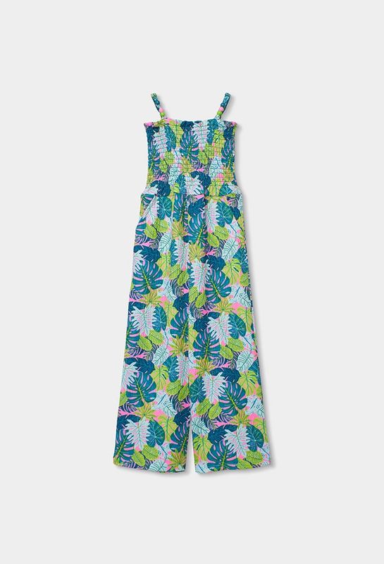 Girl's Tropical Leaves Jumpsuit - 413031 Girl's Tropical Leaves Jumpsuit - 413031