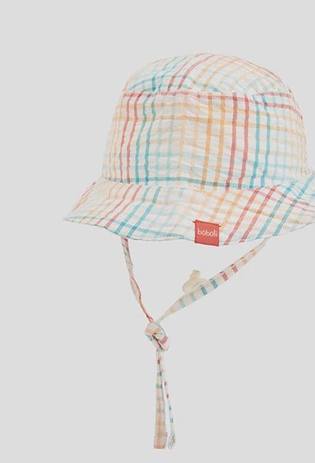Check Poplin Sunhat - 253101