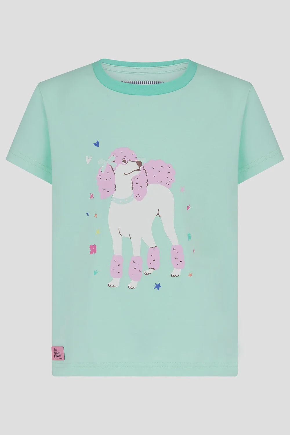 Causeway Short Sleeve Top - Mint Poodle