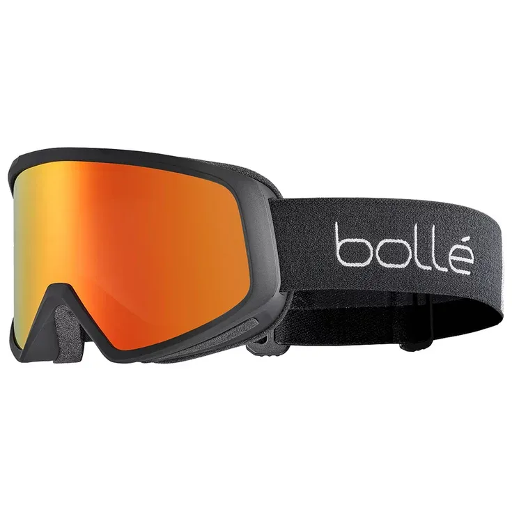 BEDROCK PLUS Black Matte Rose Ski Goggles