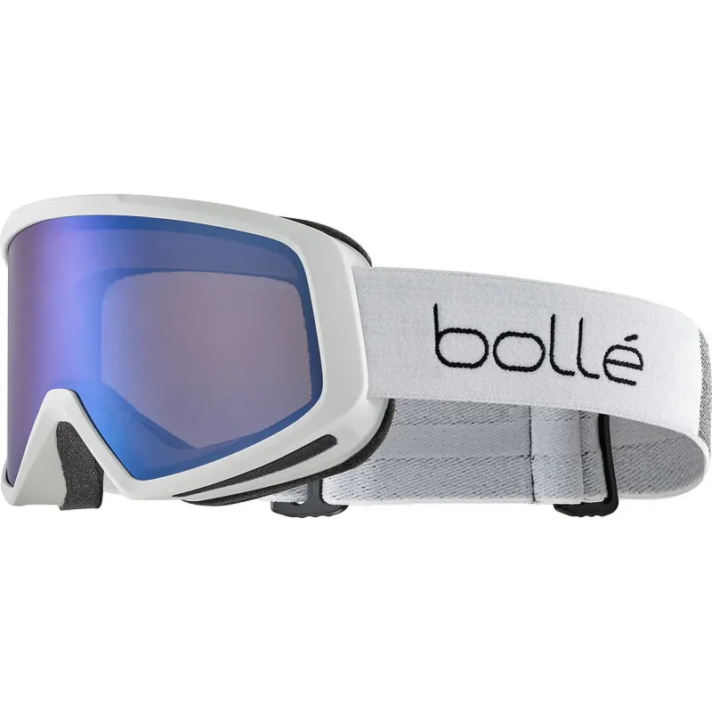 BEDROCK PLUS White Matte Ski Goggles