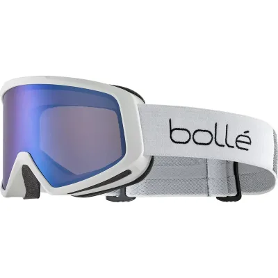 BEDROCK PLUS White Matte Ski Goggles