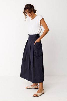 Irama - GOTS Skirt in Navy