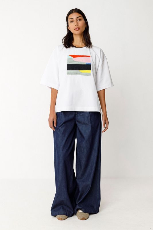 Lariz - GOTS T-Shirt in White