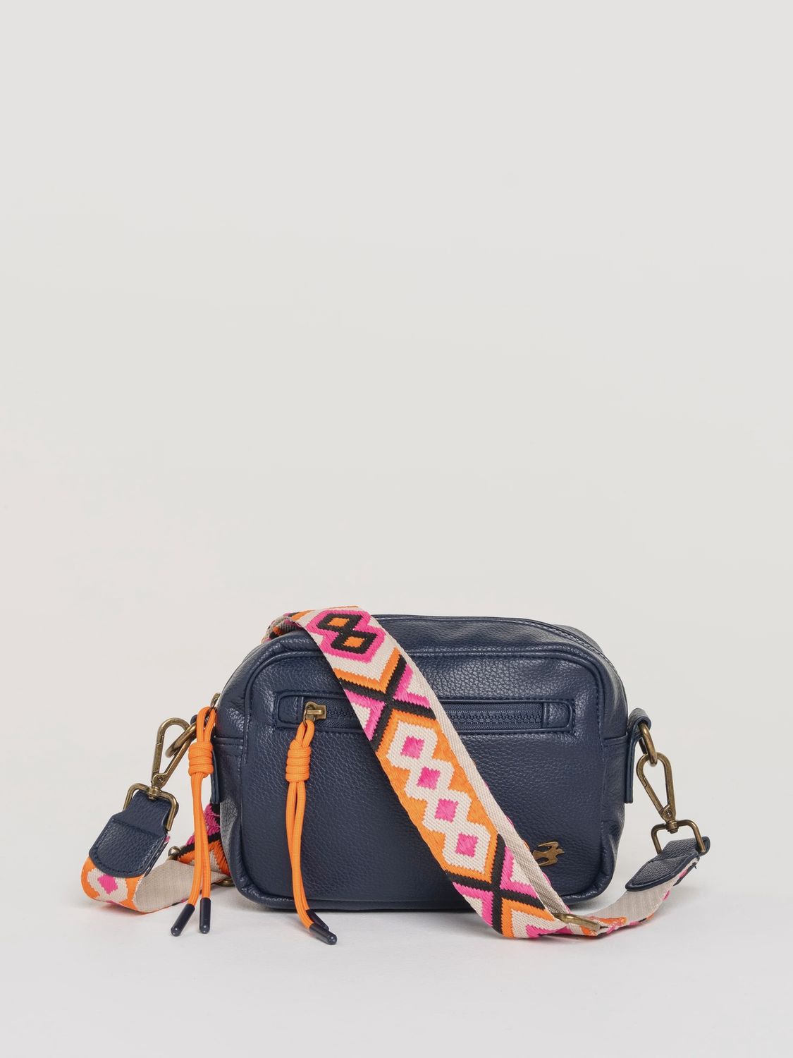 Sabine Navy Box Cross Body Bag