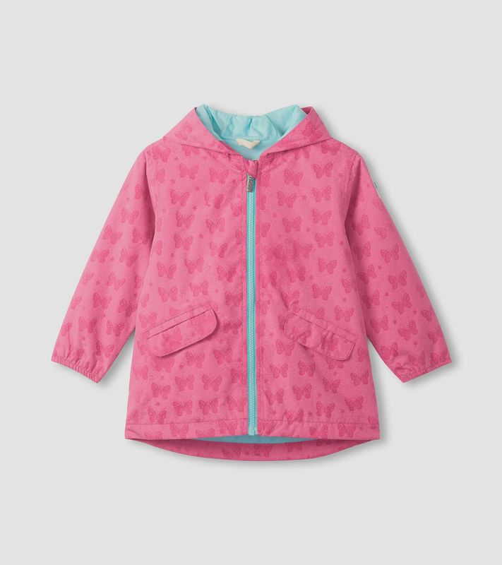 Girls Colour Reveal Butterflies Microfiber Raincoat