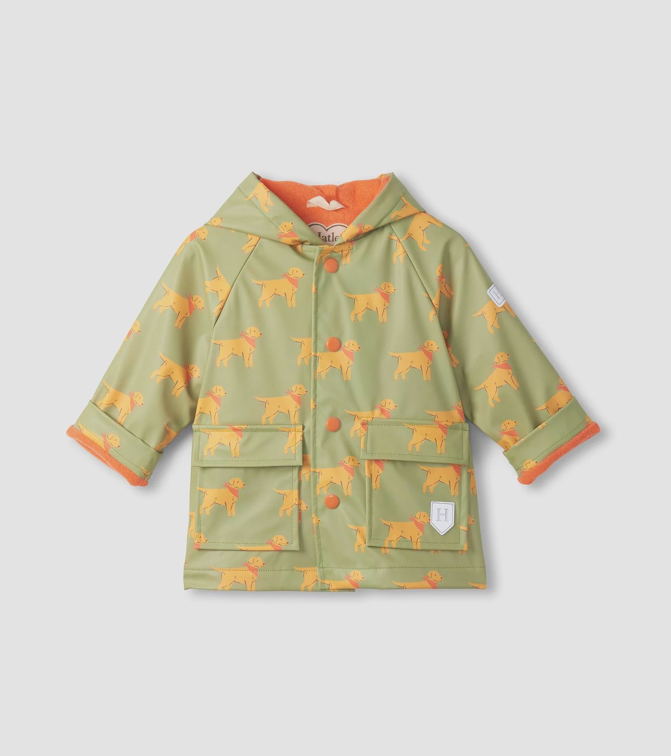 Baby &amp; Toddler Boys Camping Puppy Button-Up Raincoat