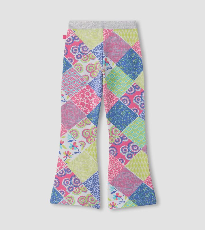 Girls Mix-Up Patch Work Stretch Bell Bottoms