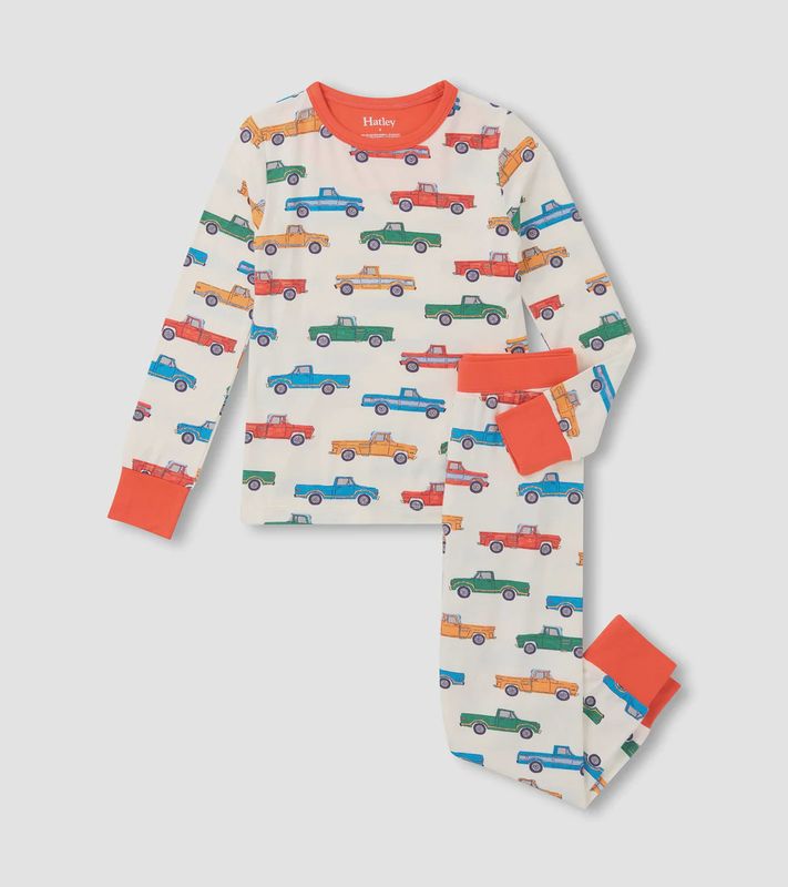 Boys Trucks Bamboo Pyjama Set