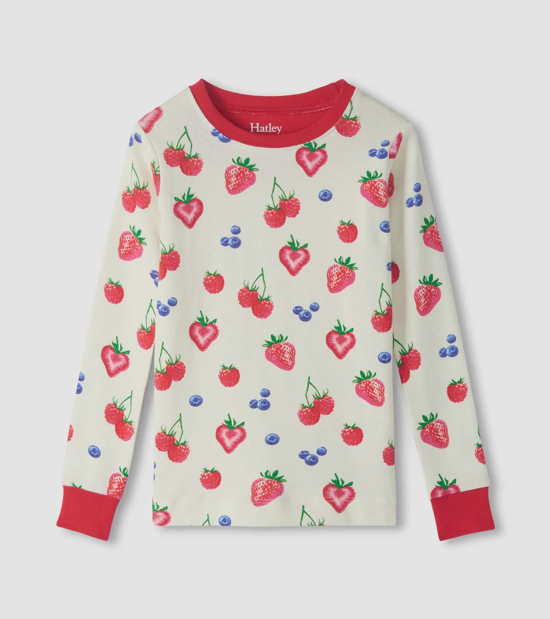 Girls Summer Berries Cotton Pyjama Set