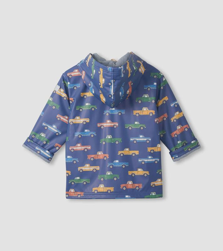Boys Trucks Zip-Up Raincoat