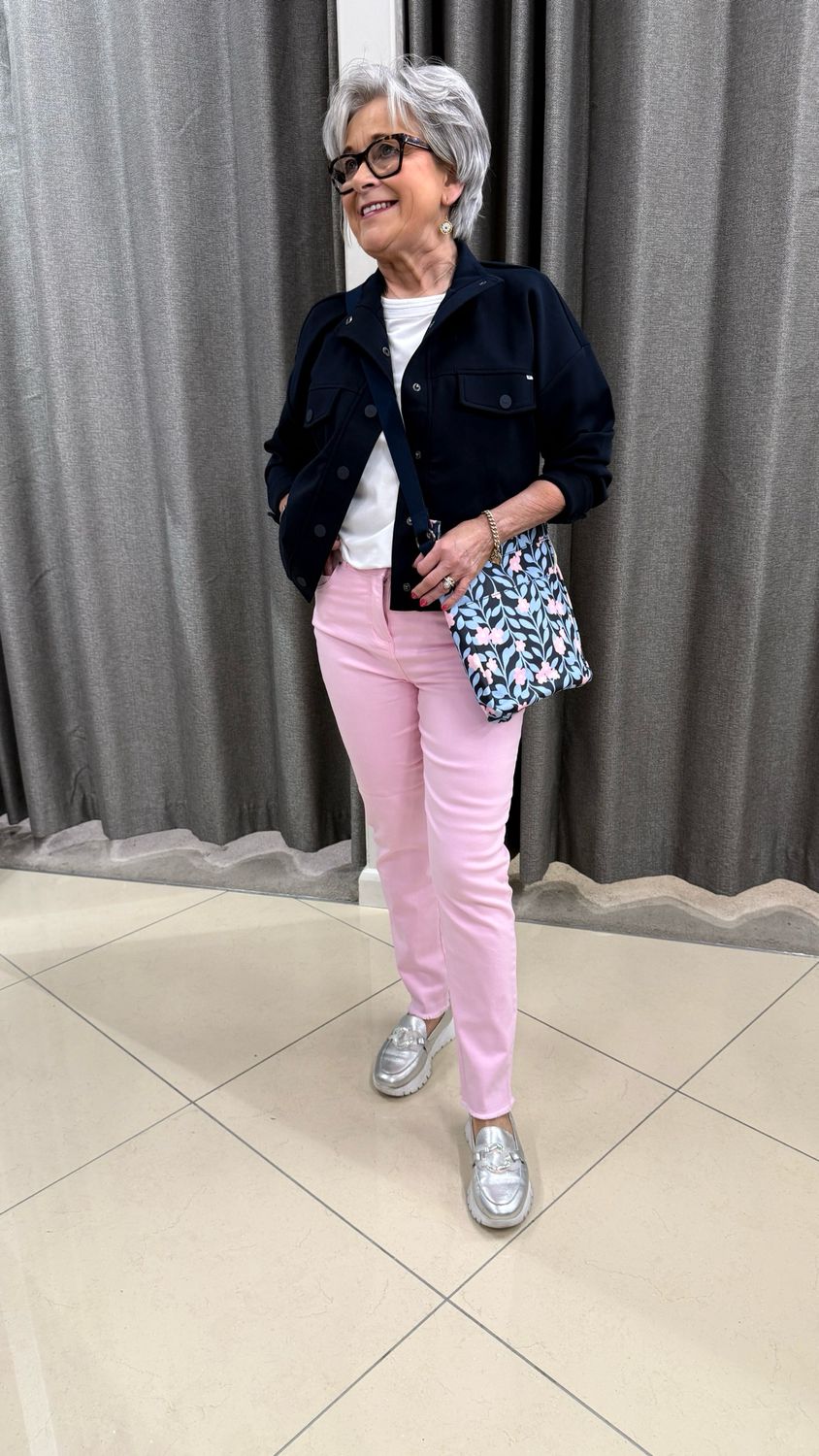 Blush Soft Stretch Cotton Ankle Grazer 736CT