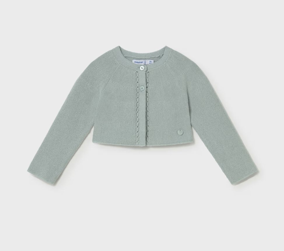 Baby Girl Knited Tricot Cardigan 302 - Lake