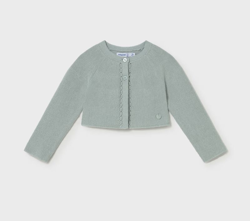 Baby Girl Knited Tricot Cardigan 302 - Lake