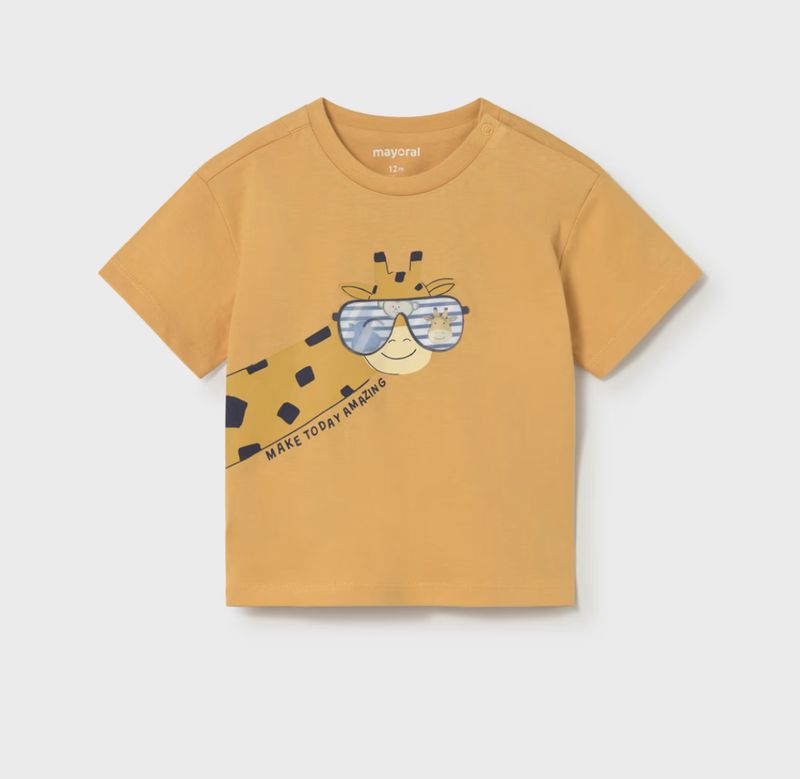 Baby Boy's Interactive T-Shirt 1009 - Peach