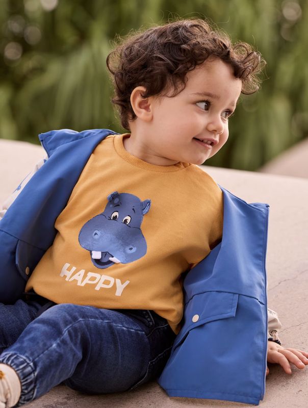 Baby Boy Sweatshirt 1402 - Peach