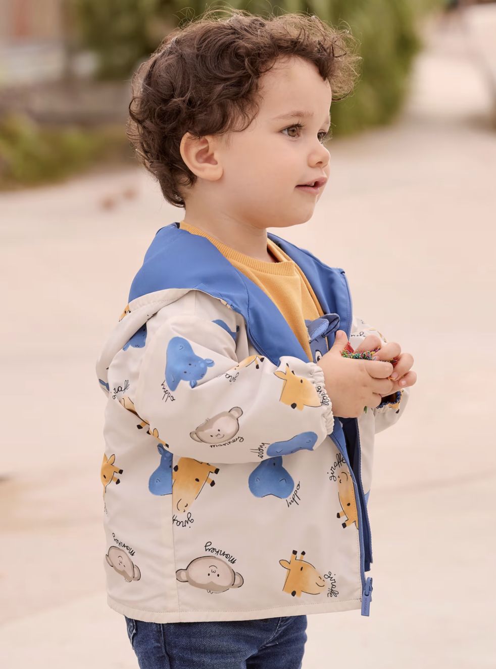 Baby Boy Reversible Windbreaker 1410 - Cobalt