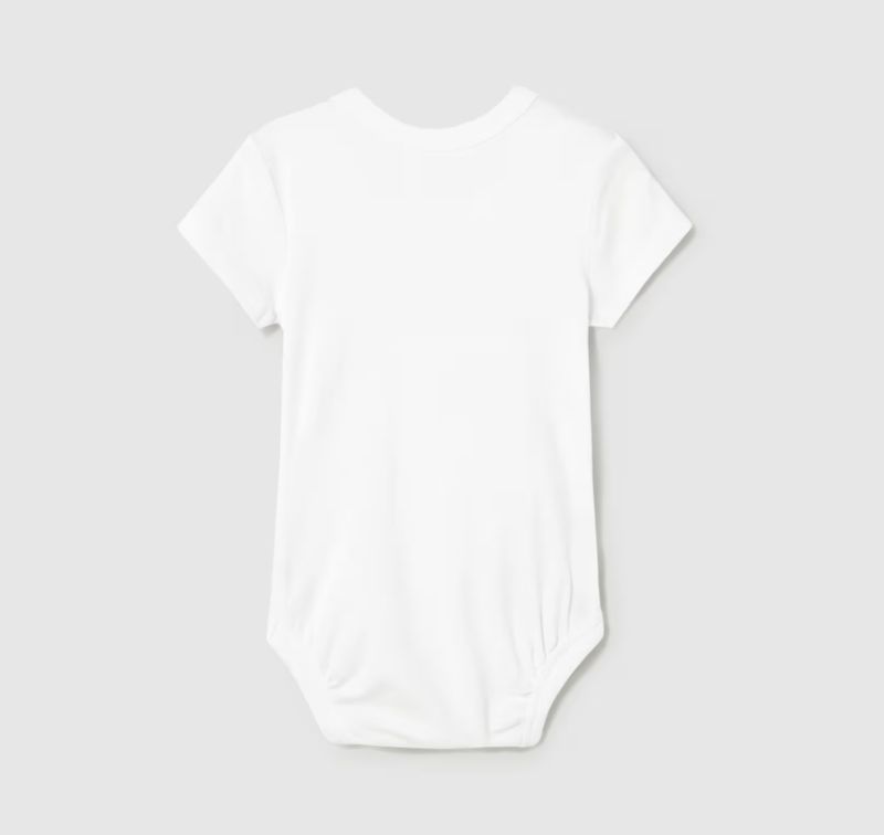 Newborn Short Sleeve Bodysuit 1713 - Natural