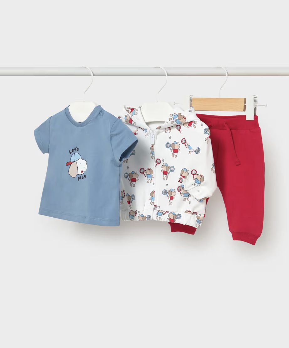 Baby Boy's 3 Piece Set 1893 - Red